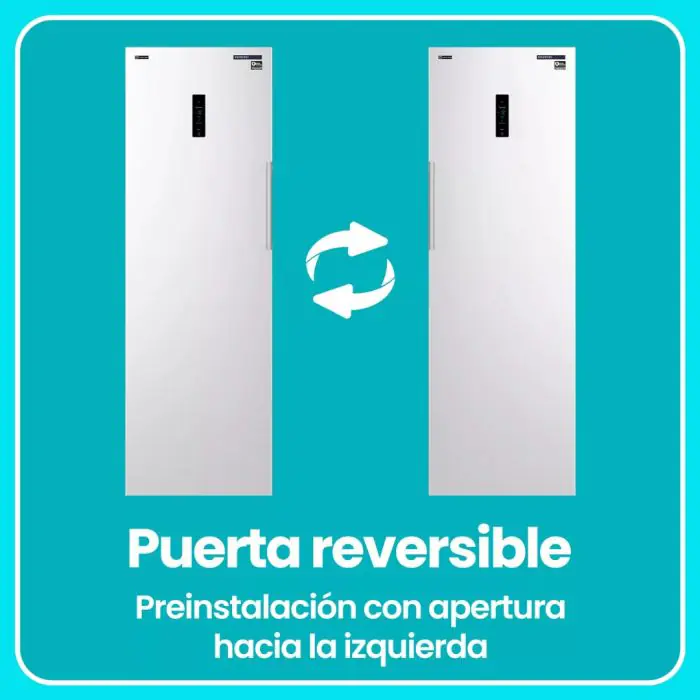 Congelador vertical Infiniton no frost blanco cv1he84 | CHS