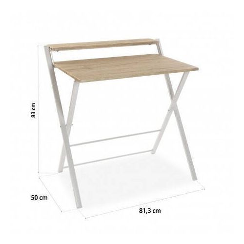 Mesa de Escritorio Plegable con Estructura Metálica BLAKE 10330154