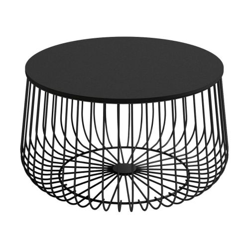 Mesa de Centro Redonda con Estructura Negra ÍNDICO CNG1106N