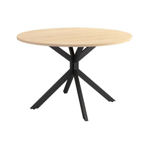 Mesa Wako Circular 100 cm Estuctura Negra BOGAL CNG050N