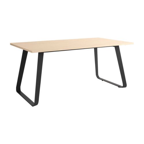 Mesa Como Rectangular 160 cm Estuctura Negra BOGAL CNG068N