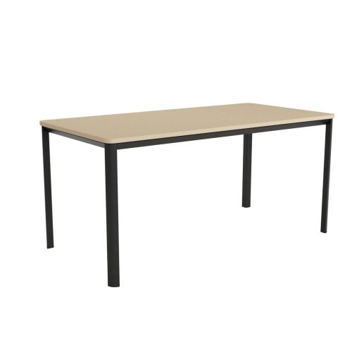 Mesa de Comedor Patas Negras Fija de 140 cm metal-Melamina ONEA