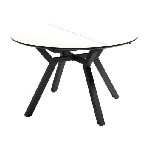 Mesa de Comedor Redonda Extensible 120 cm CANTÁBRICO