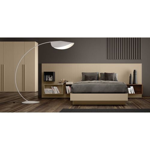 Conjunto de Dormitorio JORDAN EVO en Acabados, perla, java y grafito Nº 21