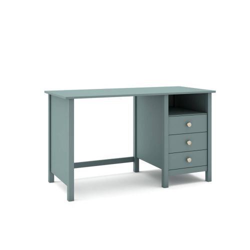 Escritorio de Madera Color Verde con Cajones MAX