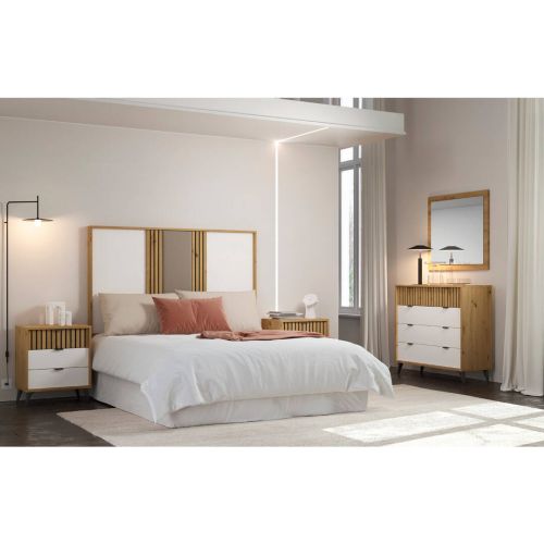 Dormitorio de Matrimonio Blanco/Amazonas TEIDE HCCHS05