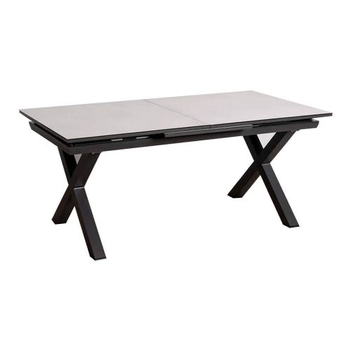 Mesa de Comedor Extensible con Patas de Aluminio 61157