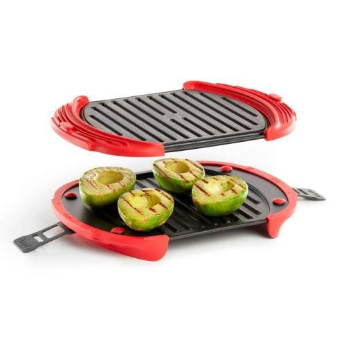 Grill para Microondas XL en Color Rojo Lékué