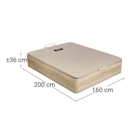 Canapé Abatible Naturbox 2.0 Natural 160x200 PIKOLIN AP11534