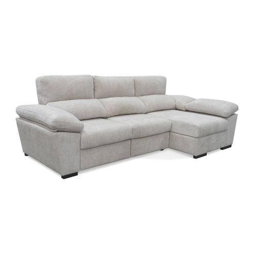 Sofá Chaise Longue con Arcón y Asientos Deslizantes Derecha ELAN