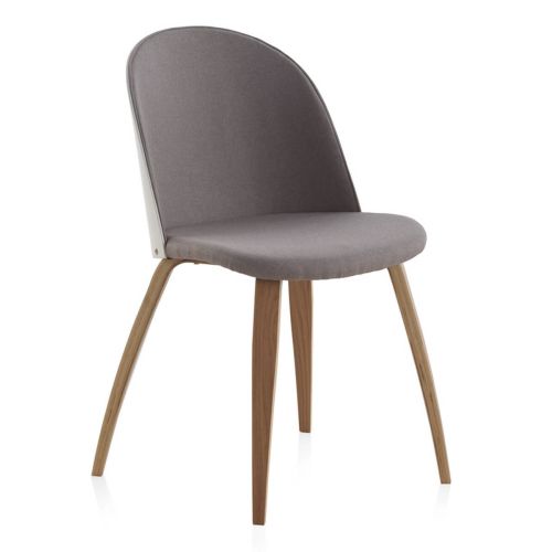 Silla tapizada en tela color lino GABAR VIVE modelo 8326