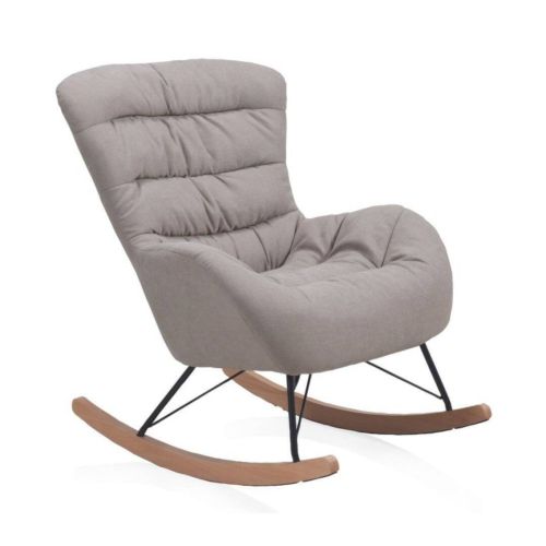 Balancín beige acolchado de estilo nórdico GABAR 10417