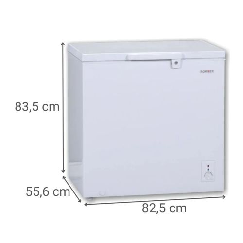 Congelador Horizontal Rommer 198L Botellero 83cm CHE215