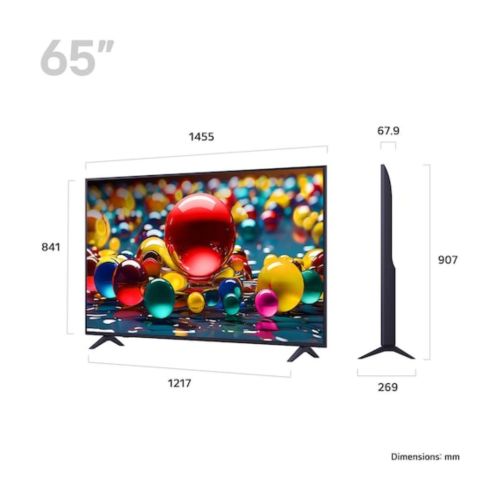 Televisor UHD 65" Smart TV AI 4K DOLBY LG 65UA74006LB
