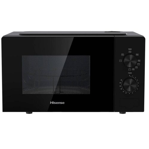 Microondas Hisense H20MOBP1G 20L con Grill Negro 700W Compacto