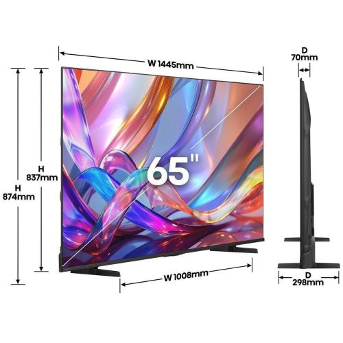 Televisor 65" QLED 4K Smart TV Dolby Vision HISENSE 65Q7S