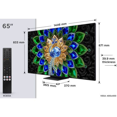 Televisor 65" TCL 65A400U QD-Mini LED 4K 288Hz Game Accelerator