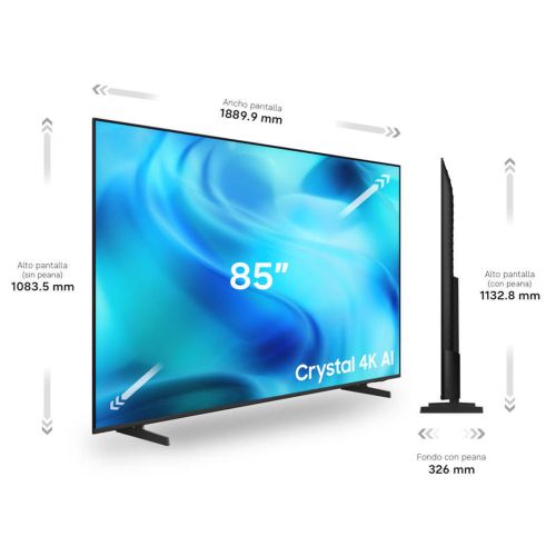 Televisor 85" Samsung TU85U8075H Crystal UHD 4K Smart TV