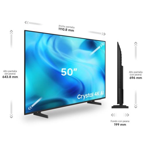 Televisor 50" Samsung Crystal UHD 4K Smart TV TU50U8075H
