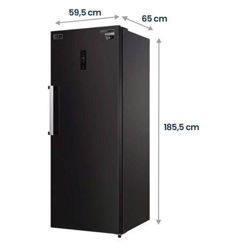 Frigorífico Una Puerta Infiniton CL-370L85BDK No Frost 372 L Black INOX