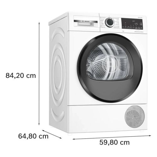 Secadora Bomba de Calor Bosch WQG235D1ES 8 Kg con AutoDry