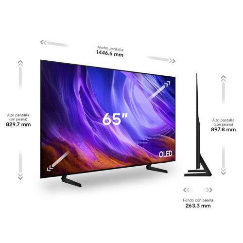 Televisor 65" Samsung TQ65S83H OLED 4K con NQ4 AI Gen2