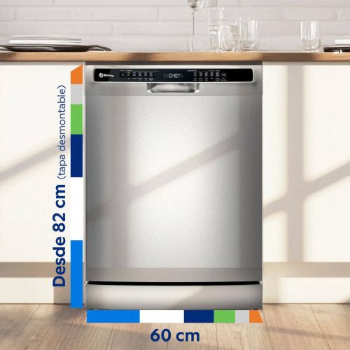 Lavavajillas Balay 3VS5011IA de 60 cm con Home Connect Acero Antihuellas