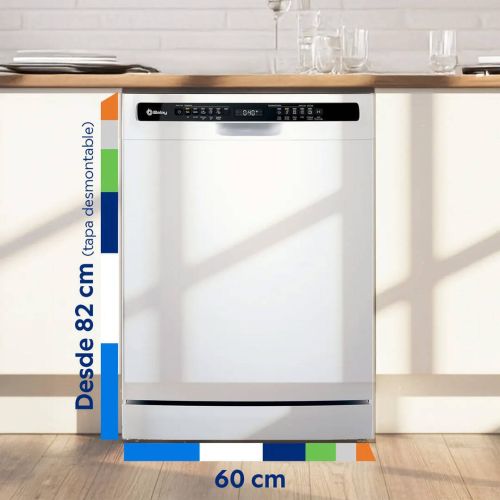 Lavavajillas Balay 3VS5011BA de 13 Cubiertos con Home Connect Blanco