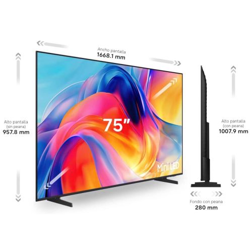 Televisor 75" Samsung TU75M72 Mini LED 4K Smart TV