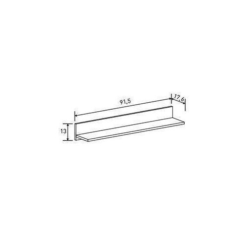 Estante de Pared en L Blanco 91,5 cm SOTO