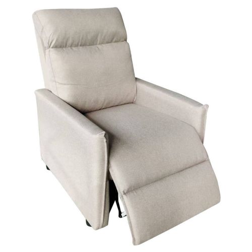 Sillón Relax Manual Push Back Tapizado en Tela ARLO