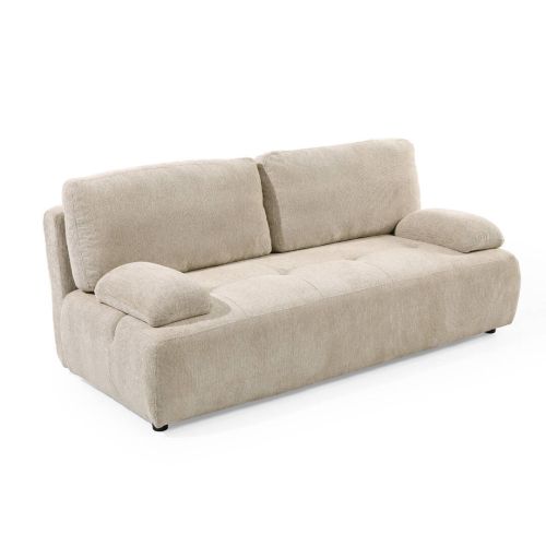 Sofá Cama Extensible 3 Plazas con Muelles Ensacados AURUM