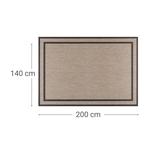 Alfombra de Tejido de Vinilo Marco Gold 140x200