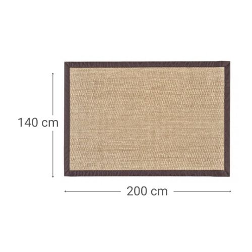 Alfombra de Tejido de Vinilo Sisal 140x200