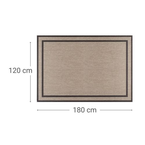 Alfombra de Tejido de Vinilo Marco Gold 120x180