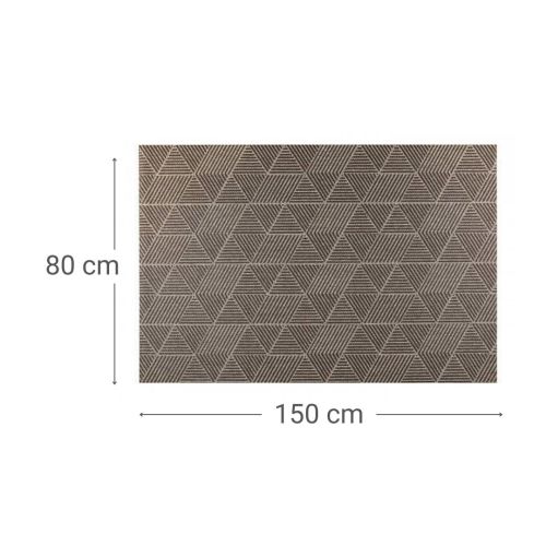 Alfombra de Tejido de Vinilo Geom Panal 80x150