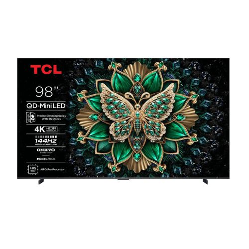 Televisor TCL 98" 144 Hz Premium QD-MiniLED 98C6K Artículo de Exposición