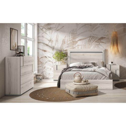 Dormitorio de Matrimonio sin Armario CRETA BASIC 09