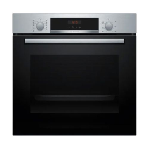 Horno pirolítico Bosch 71L cristal negro inox A HBA574ES3