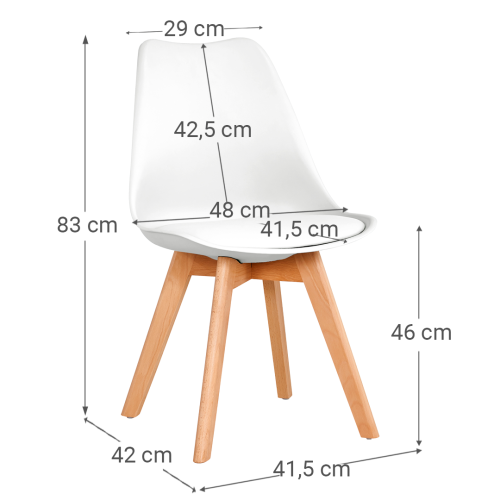 Silla de comedor modelo OTTO THDC124