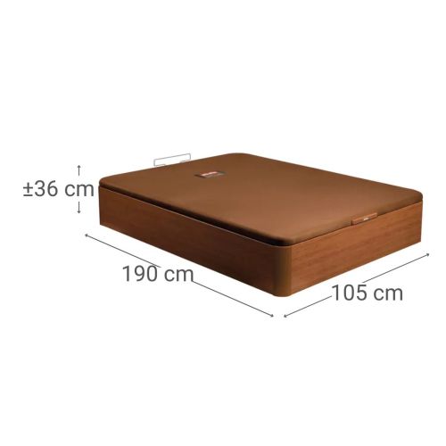 Canapé Abatible Naturbox 2.0 Cerezo 105x190 PIKOLIN AP11535