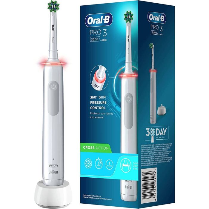 Cepillo dental Eléctrico BRAUN ORAL-B PRO3 3000.-Centro hogar Sánchez