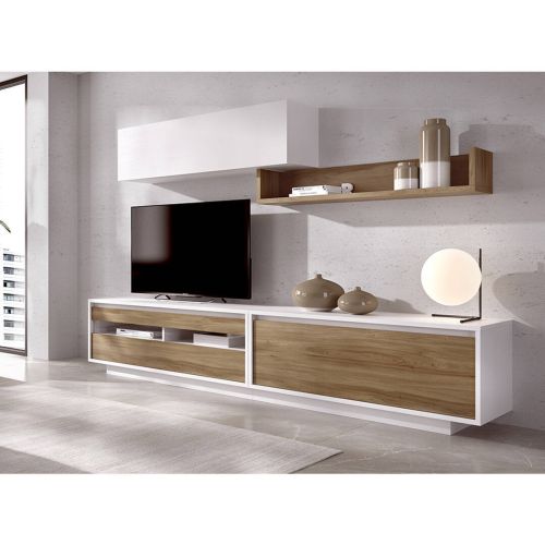 Composición de Salón 300 cm DUO PLUS Nº 57 en Blanco Poro y Amazonas
