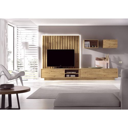 Composición de Salón 300 cm en Acabado Nordic DUO PLUS 6