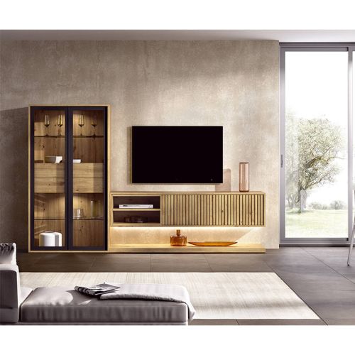 Composición de Salón 270 cm en Acabado Nordic DUO PLUS 29