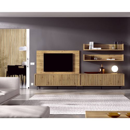 Composición de Salón 300 cm en Acabado Nordic DUO PLUS 56