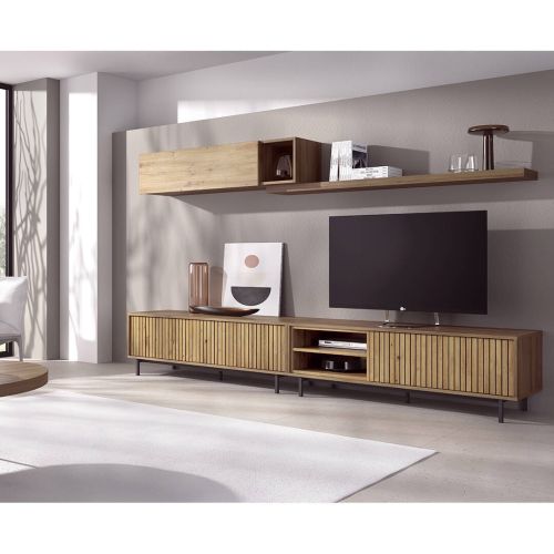 Composición de Salón 300 cm en Acabado Amazonas/Nordic DUO PLUS 62