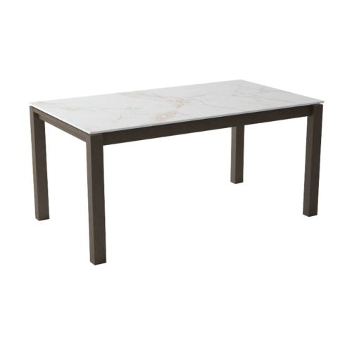 Mesa Extensible con Patas de Madera Canaletto y Encimera Entzo KERALA