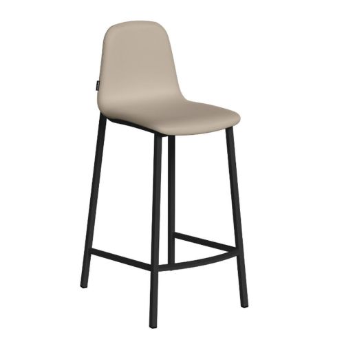 Taburete de Cocina con Asiento Tapizado MOLY