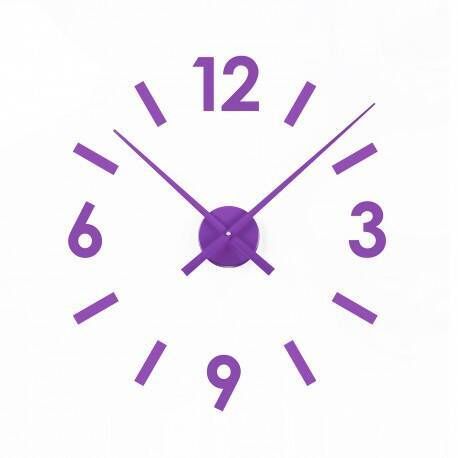 Reloj de Pared de Pegatina Morado 16660130